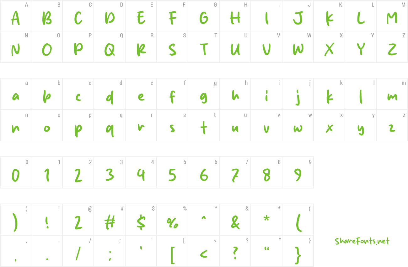 Font Smile Charm preview